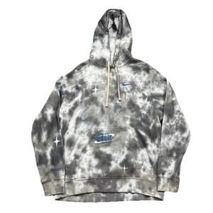 NIKE NSW "Club Fleece Space Wave Hoodie" Sweatshirt MEN'S FB9042 Size LARGE